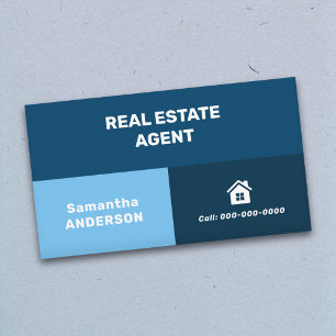 Blue Tiles - Real Estate Agent Business Card