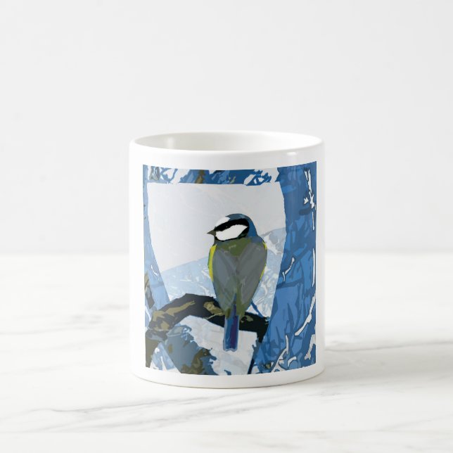 Blue tit mug (Center)