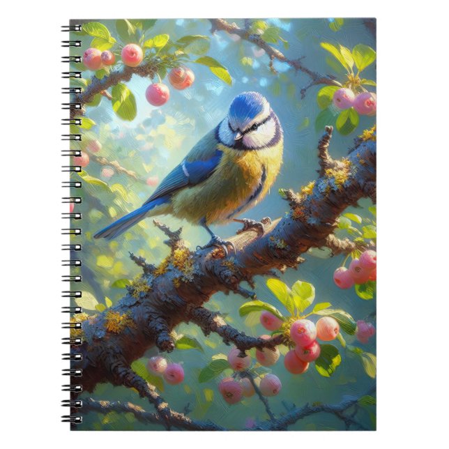 Blue Tit Notebook (Front)