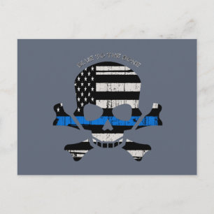 Blue to the Bone (colour) Postcard