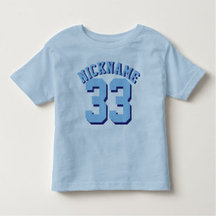 Blue Toddler | Sports Jersey Design Toddler T-Shirt