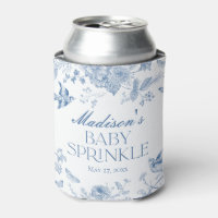Blue Toile De Jouy Vintage Floral Baby Sprinkle