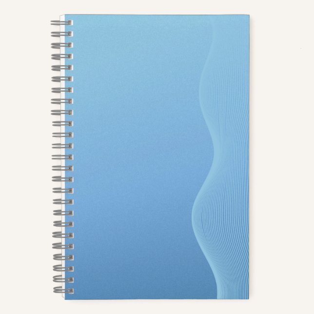 Blue Tone Notebook with Accents (Front)