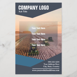 Blue tones Customisable 5.5"x8.5" Flyer