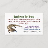 Blue tongue lizard reptile cartoon 