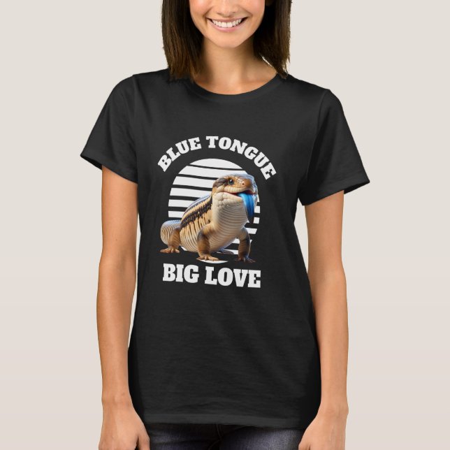 Blue Tongue Skink Owner T-Shirt (Front)
