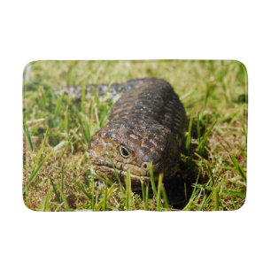 Blue Tongue Stumpy Lizard, Bath Mat