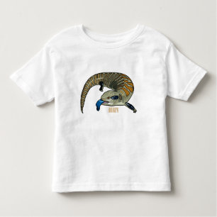 Blue-tongued skink cartoon illustration toddler T-Shirt