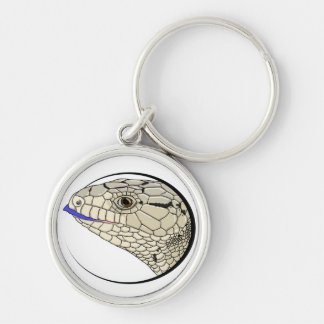 blue tongued skink keychain