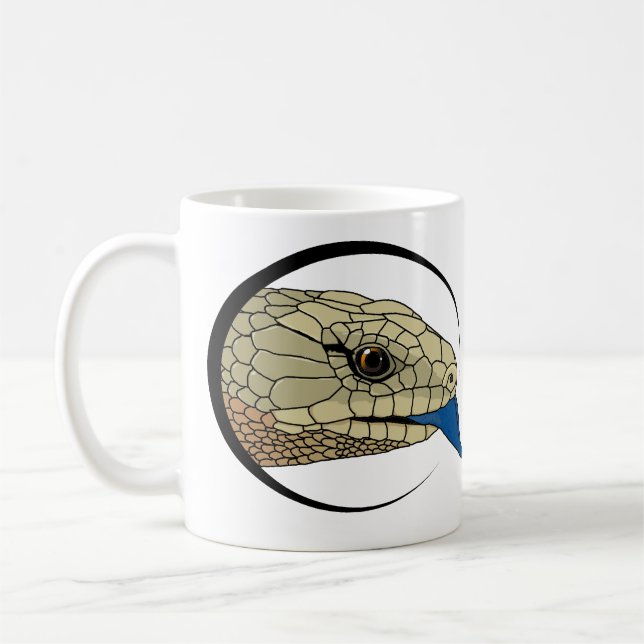 Blue Tongued Skink Mug (Left)