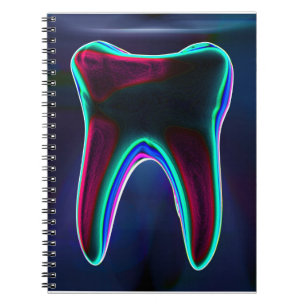 Blue Tooth Dentist Orthodontist Notebook