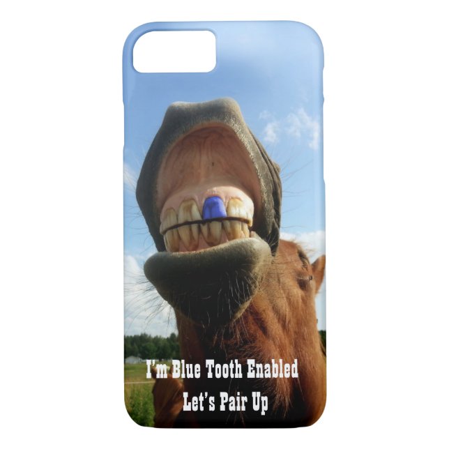 Blue Tooth Enabled Horse Case-Mate iPhone Case (Back)