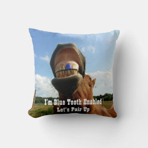 Blue Tooth Enabled Horse Cushion