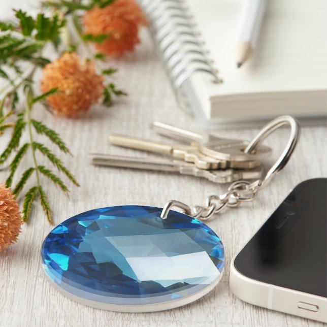 Blue Topaz 2 Key Ring (Front Right)