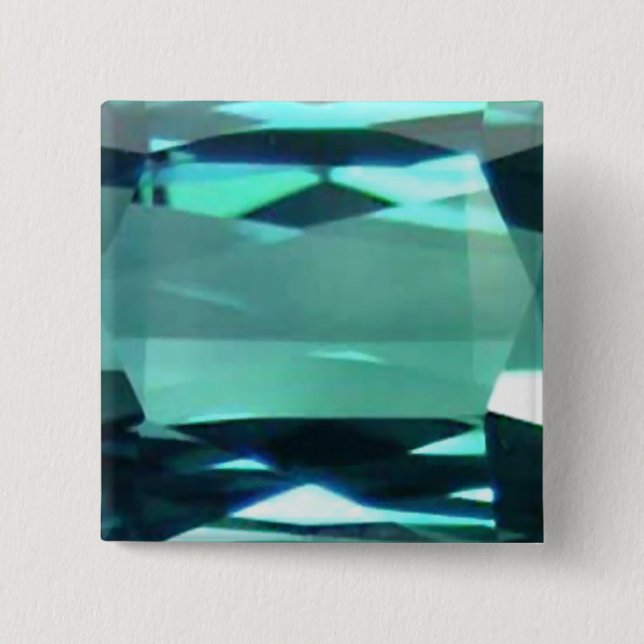 Blue Topaz 4 15 Cm Square Badge (Front)