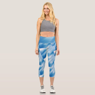 Blue topaz capri leggings