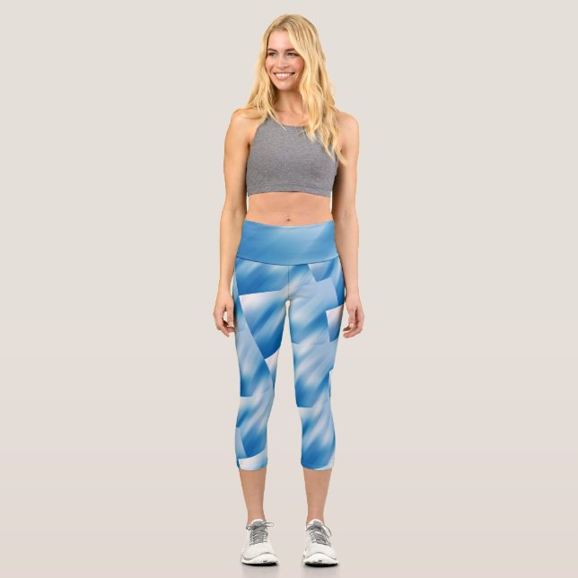 Blue topaz capri leggings (Front)