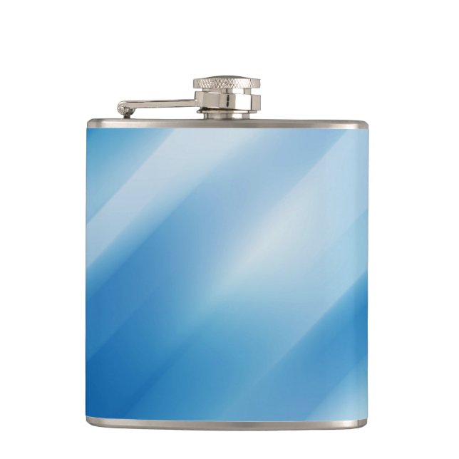 Blue topaz hip flask (Front)