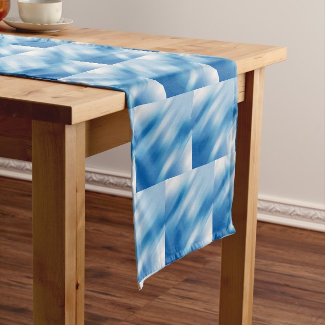 Blue topaz long table runner (In Situ)