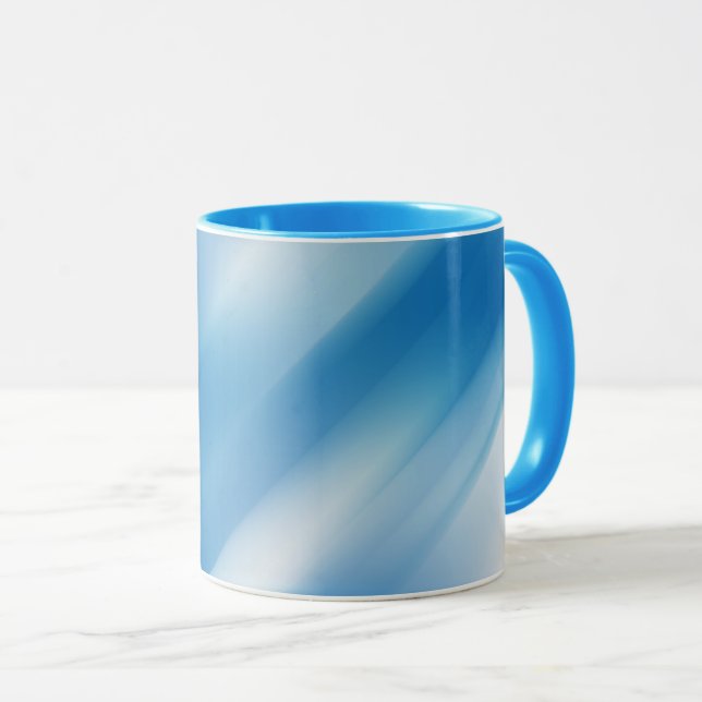 Blue topaz mug (Front Right)