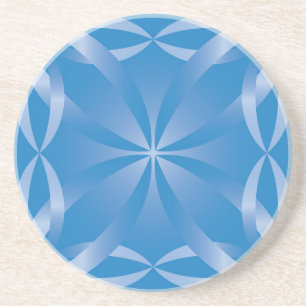 blue topaz pattern coaster