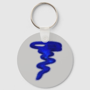 Blue Tornado Key Ring