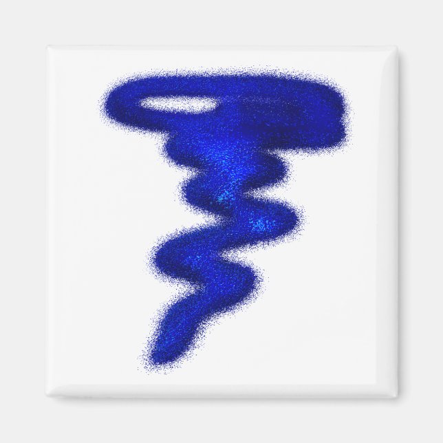 Blue Tornado Magnet (Front)