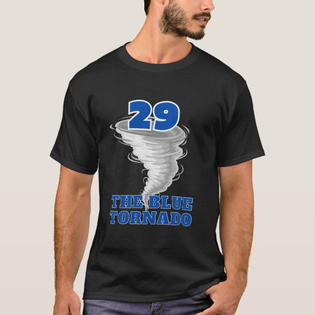 Blue Tornado Storm Chaser Extreme Weather Tornado  T-Shirt (Front)