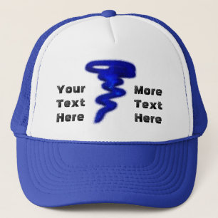 Blue Tornado Trucker Hat