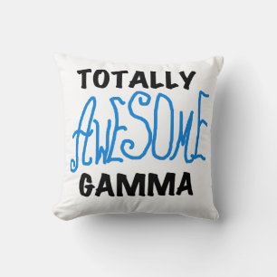 Blue Totally Awesome Gamma Gifts Cushion