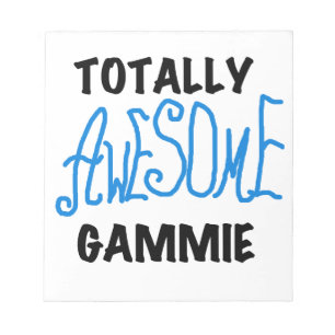 Blue Totally Awesome Gammie Gifts Notepad