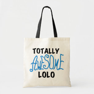 Blue Totally Awesome Lolo T-shirts and Gifts Tote Bag