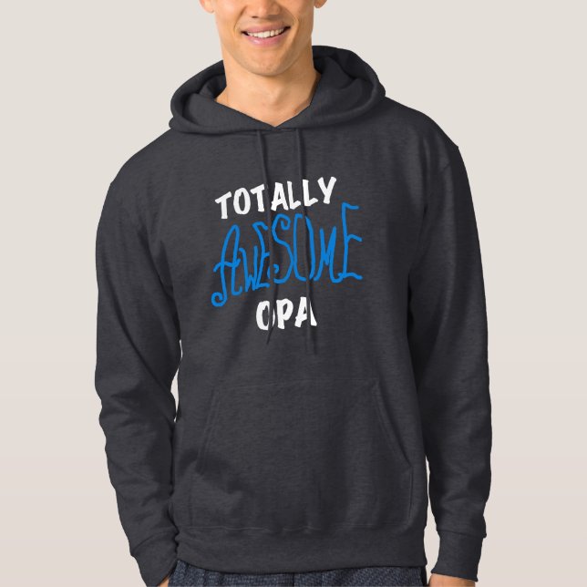 Blue Totally Awesome Opa T-shirts and Gifts (Front)