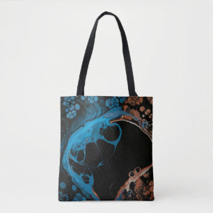 Blue Tote Bag