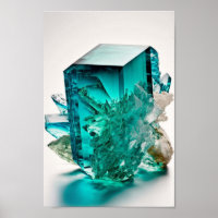 blue tourmaline macro close up gemstone photo