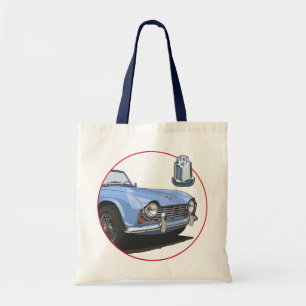 Blue TR4 Tote Bag