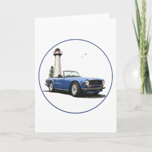 Blue TR6 Card
