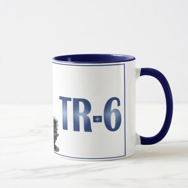 Blue TR6 Mug (Right)