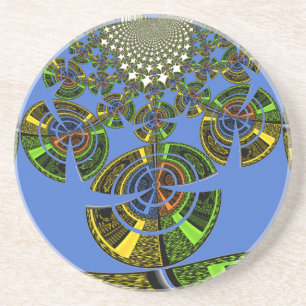Blue tradition coaster