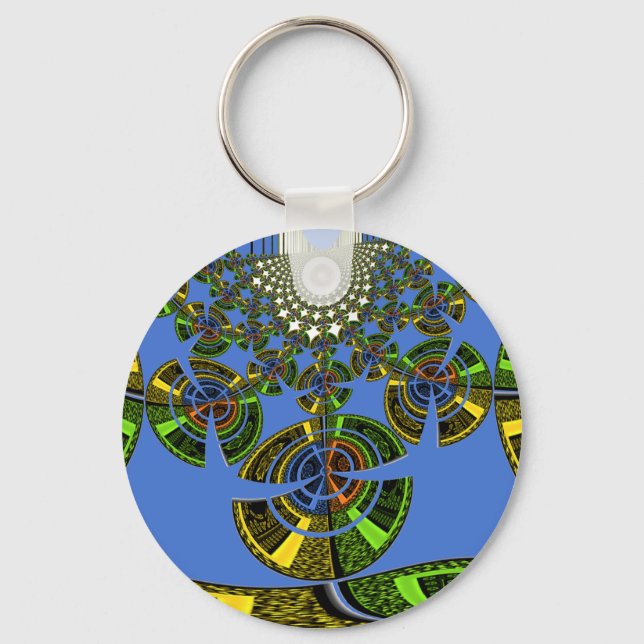 Blue tradition key ring (Front)