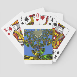 Blue tradition playing cards