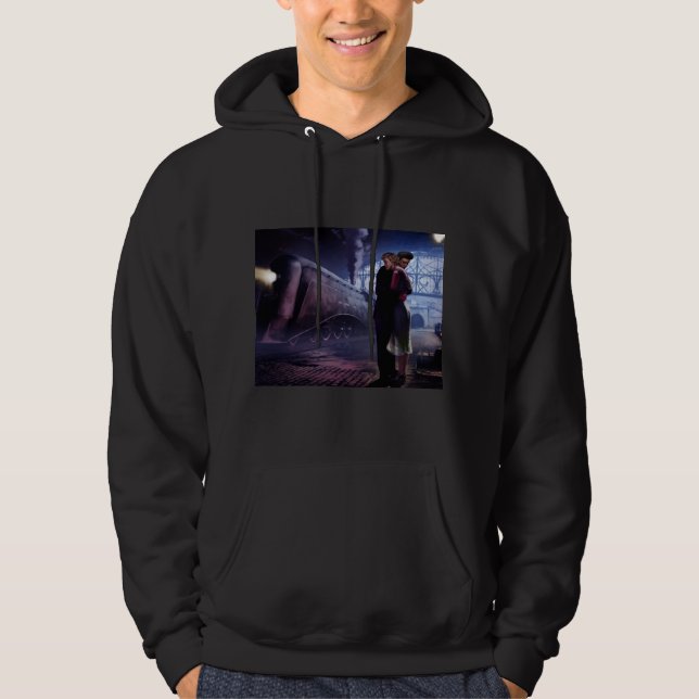 Blue Train Hoodie (Front)