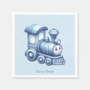 Blue Train Napkins