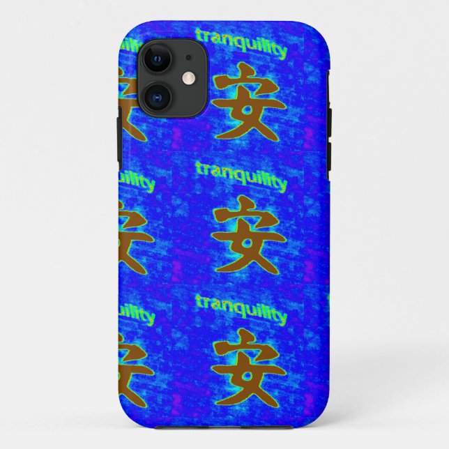 blue tranquillity case (Back)