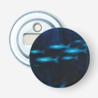 Blue Translucent Fish Silhouettes