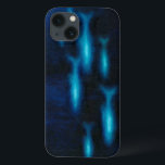 Blue Translucent Fish Silhouettes iPhone 13 Case<br><div class="desc">This vibrant fine art print of a group of blue translutent fish swimming will be a great addition to any Zazzle product and will bring a great pop of color. Get it today!</div>