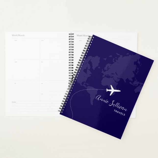 Blue Travels  Planner (Display)