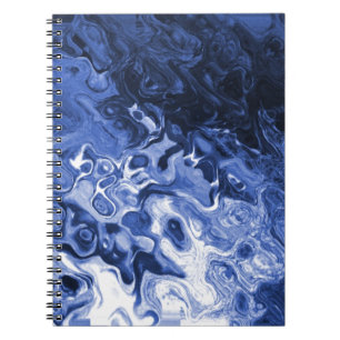 Blue Tree Abstract Notebook