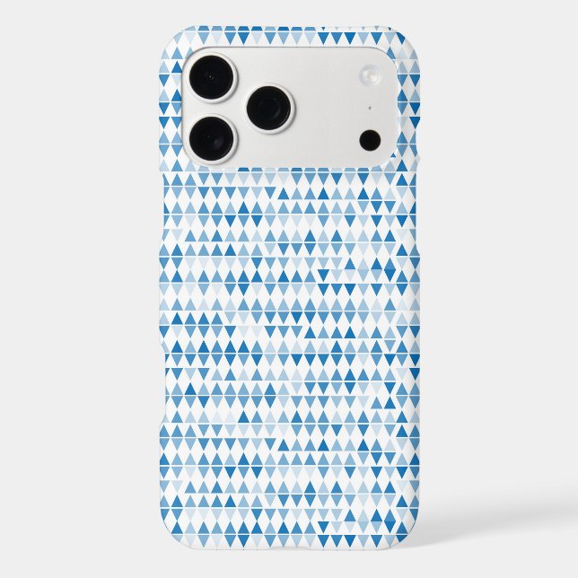 blue triangle pattern background (Back)