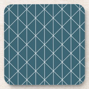 blue triangles coaster